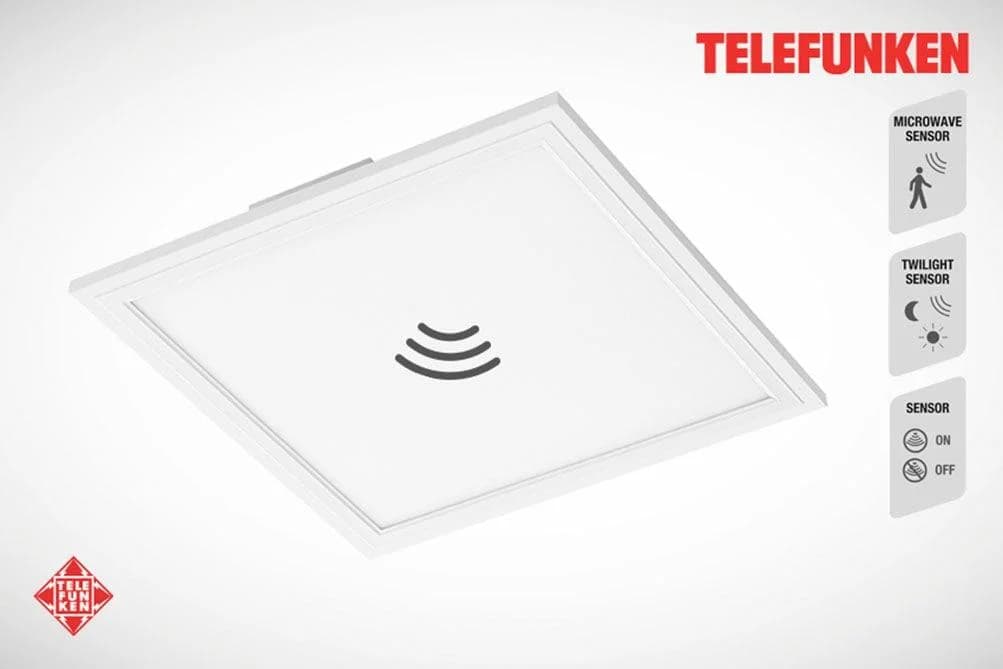 TELEFUNKEN LED Panel KAMA weiß mit Bewegungsmelder