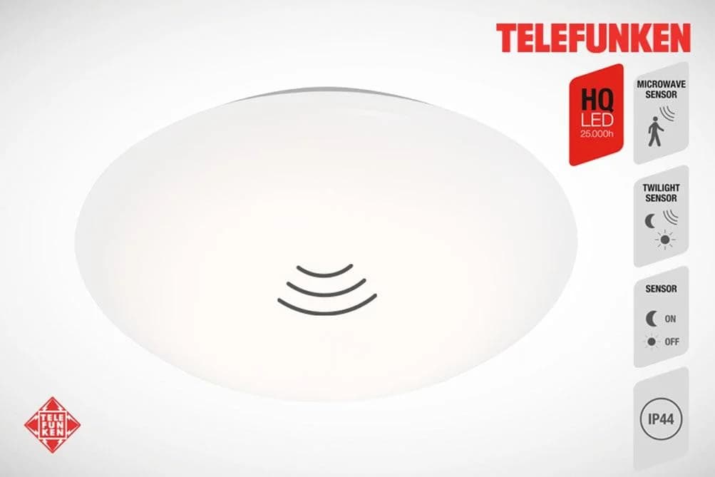TELEFUNKEN LED Deckenleuchte REWNA weiß mit Bewegungsmelder