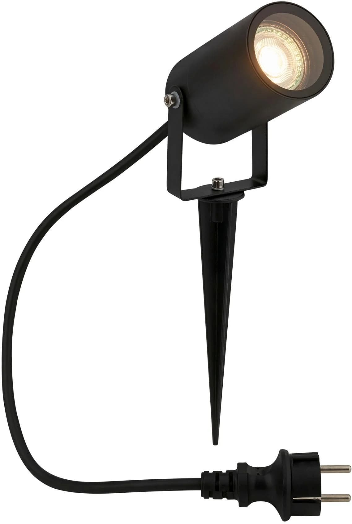 TELEFUNKEN LED Gartenstrahler Schwarz GU10 IP65