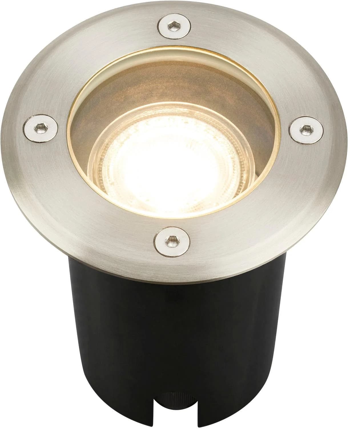 TELEFUNKEN Einbauleuchte Bodeneinbauleuchte silber