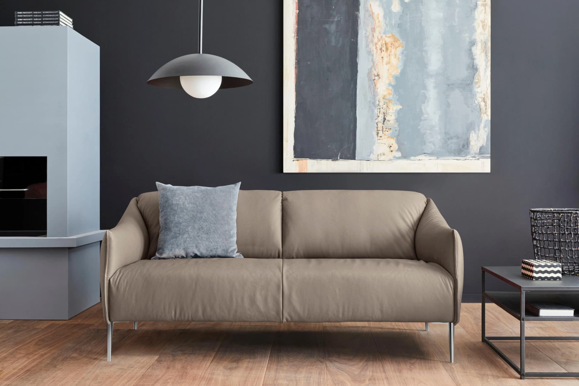 W.SCHILLIG 2,5-Sitzer Ledersofa Sally Longlife Xtra-Leder