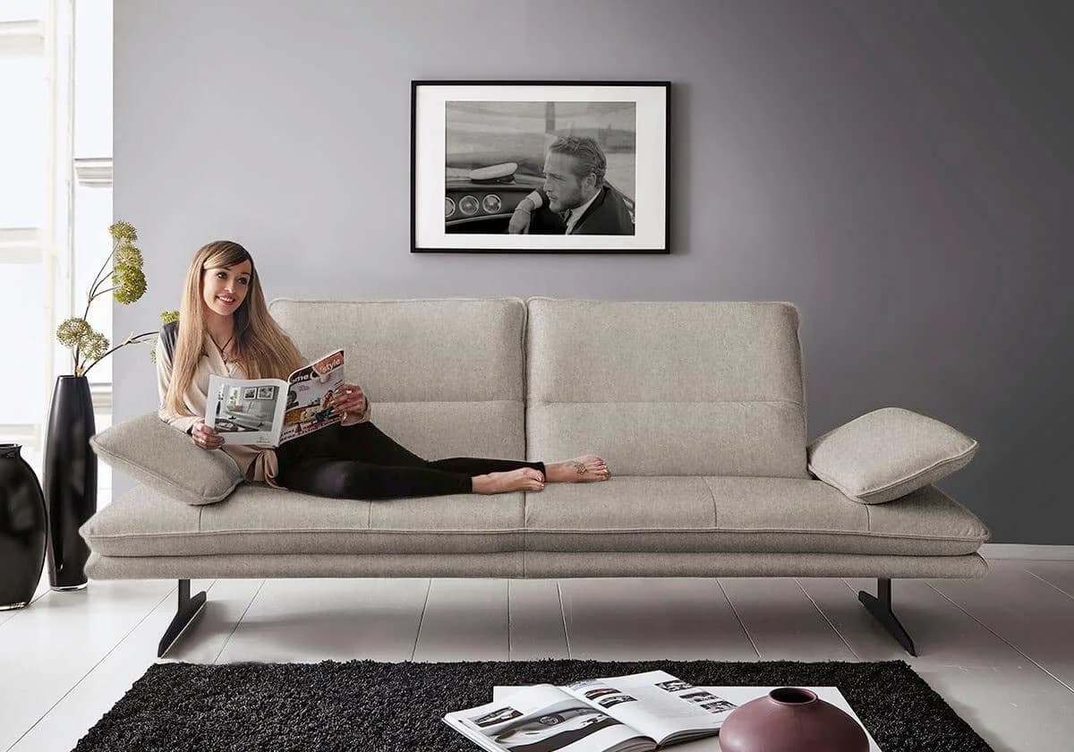 W.SCHILLIG Broadway 2,5-Sitzer Sofa mit Sitztiefenverstellung