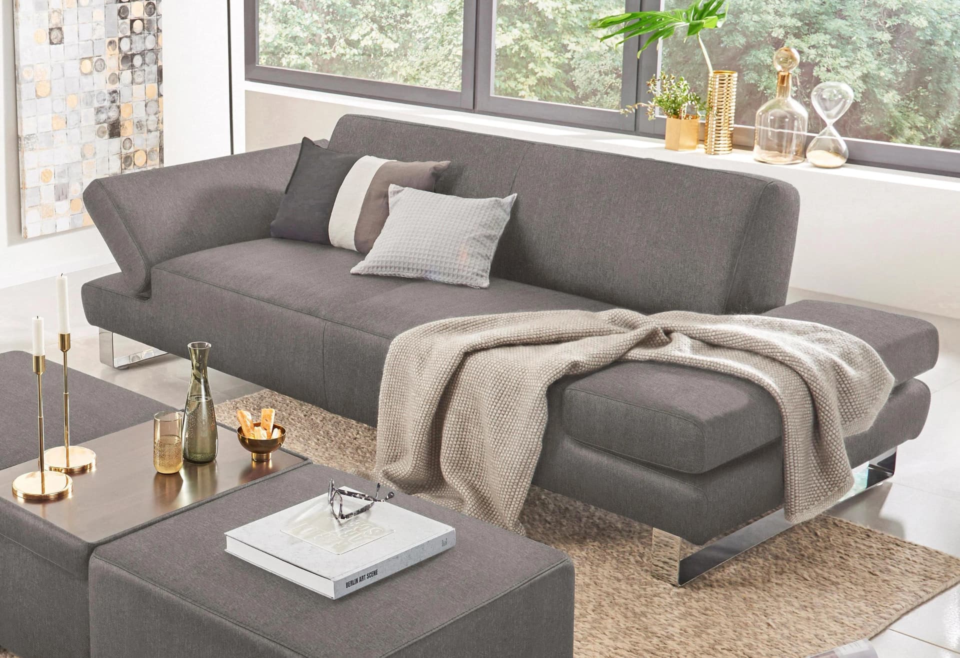 W.SCHILLIG Designsofa taboo 2-Sitzer mit Armlehnenverstellung