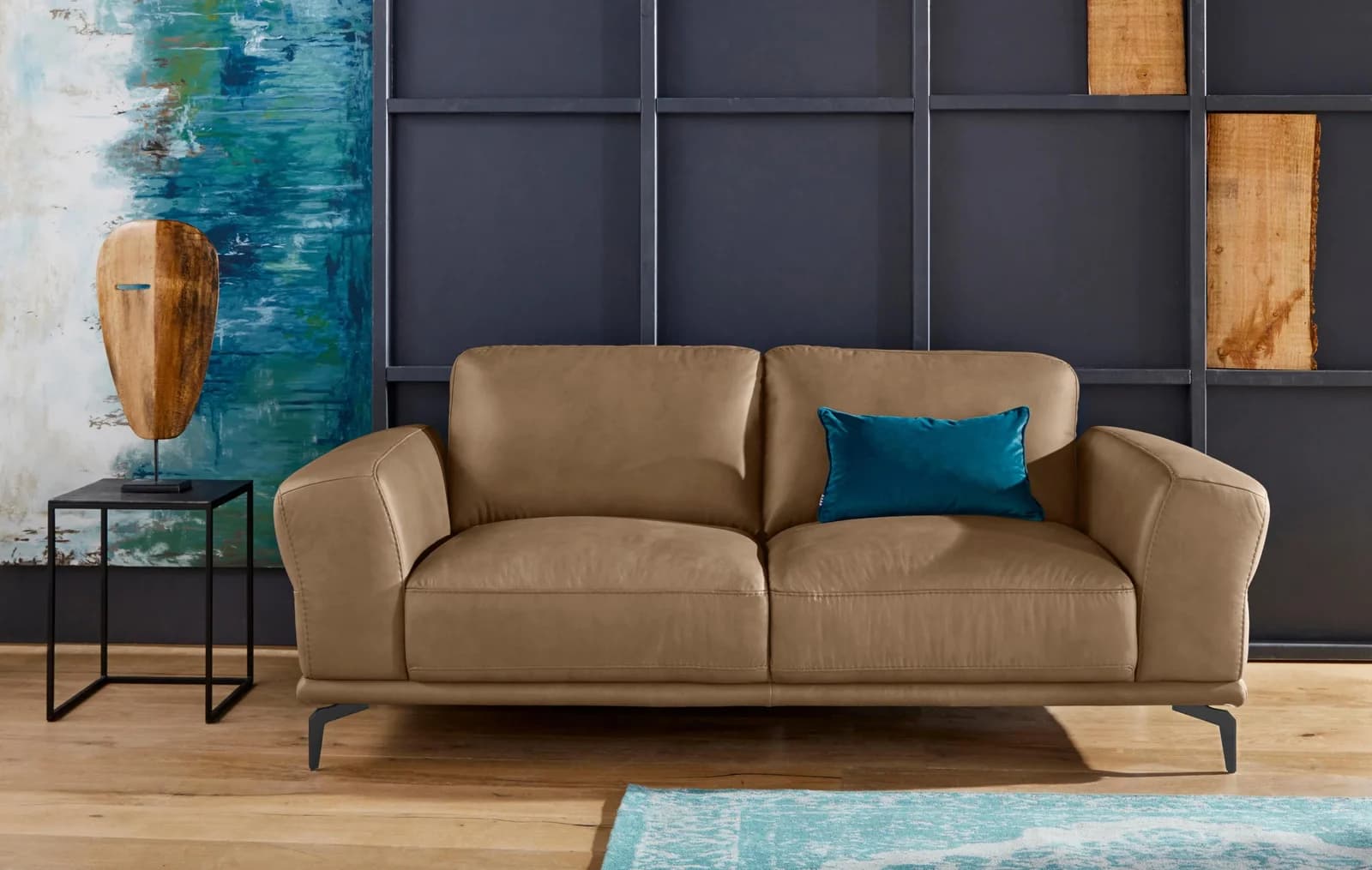 W.SCHILLIG Montanaa 2-Sitzer Sofa Braun