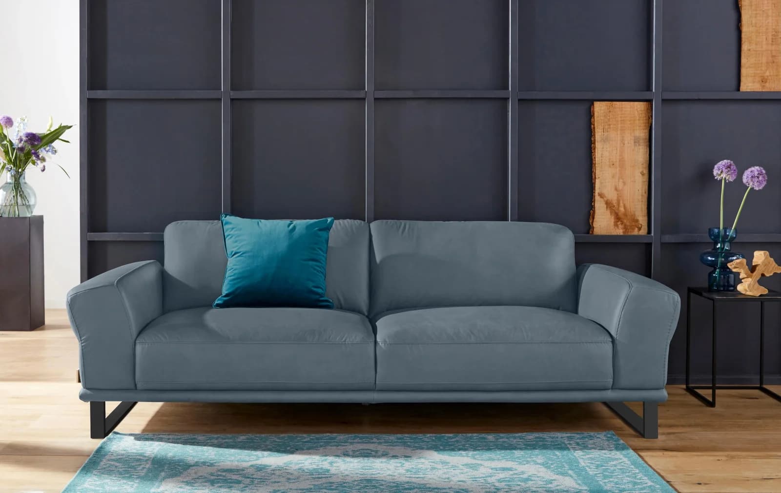 W.SCHILLIG 2,5-Sitzer Montanaa Blau Sofa
