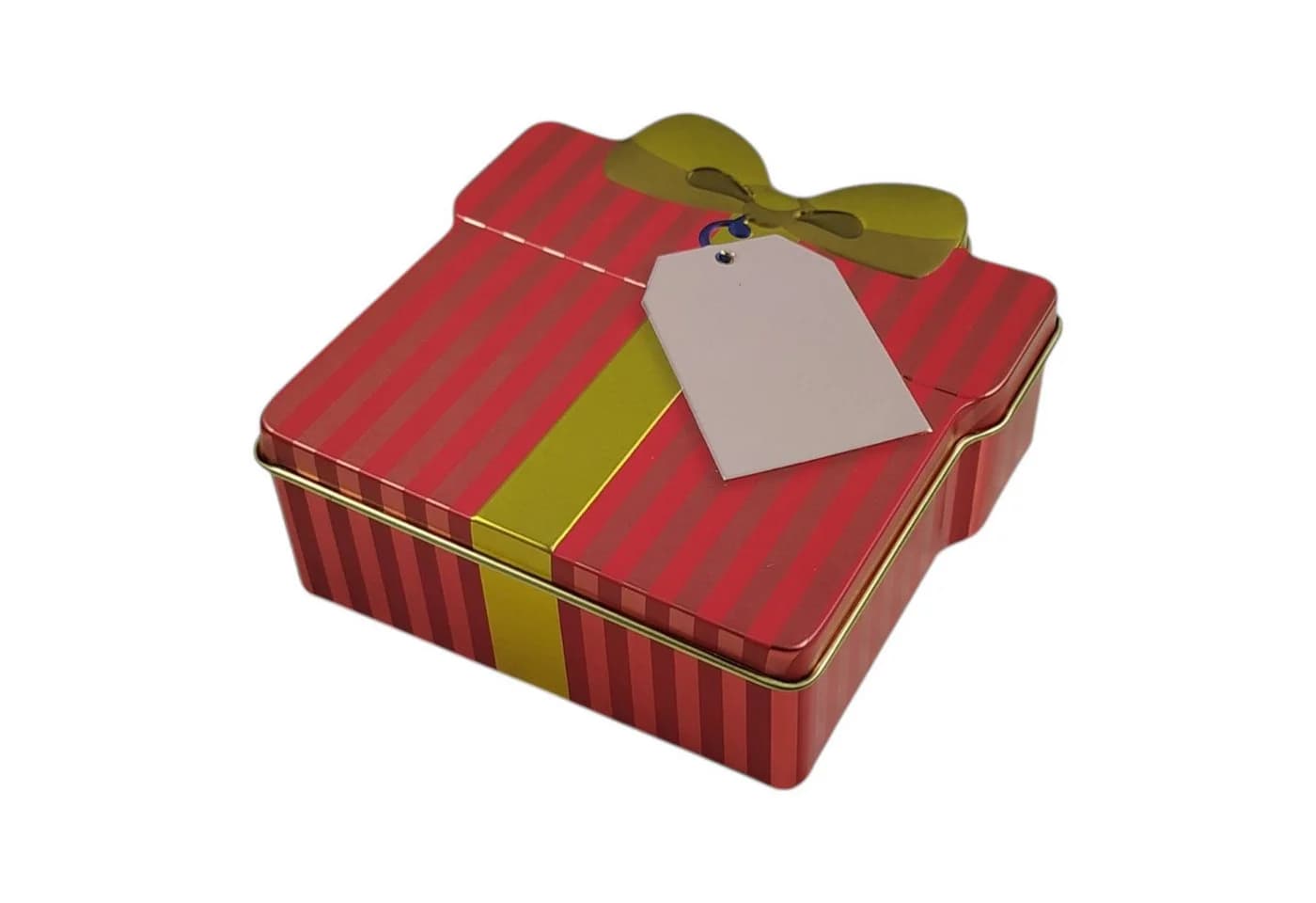 FTWdesign Aufbewahrungsdose Geburtstag Rot-Gold Metalldose
