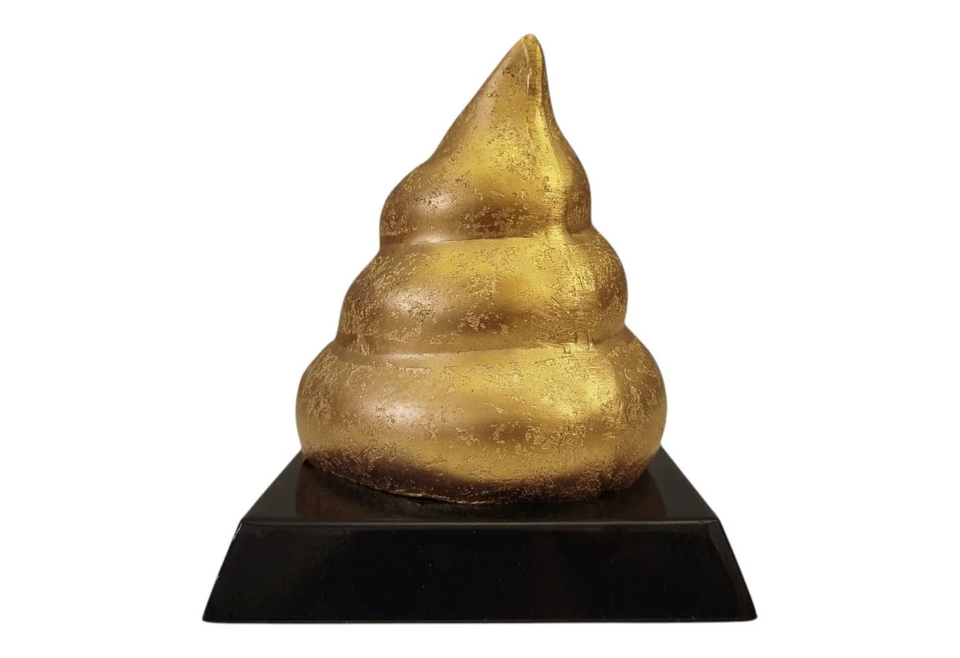 FTWdesign Kackhaufen Trophäe Gold Dekofigur
