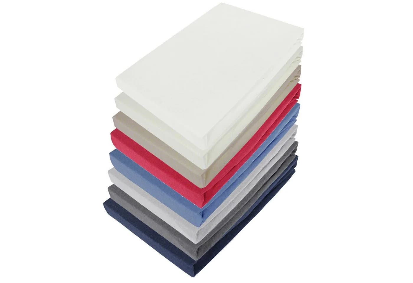Casa Colori Spannbettlaken Jersey 180x200 cm 100% Baumwolle