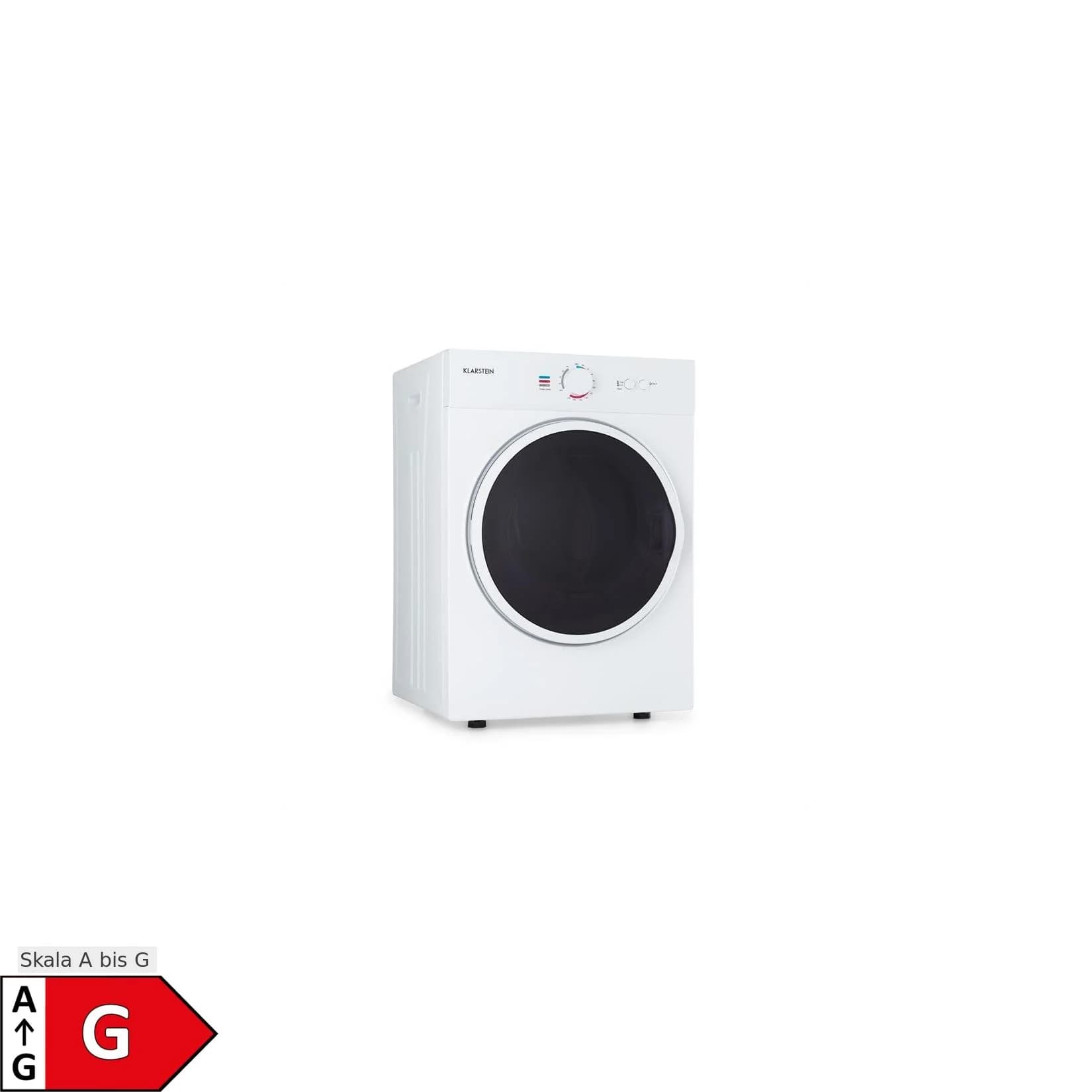 Klarstein Jet Set Mini-Wäschetrockner Ablufttrockner 1020W 3kg Weiß