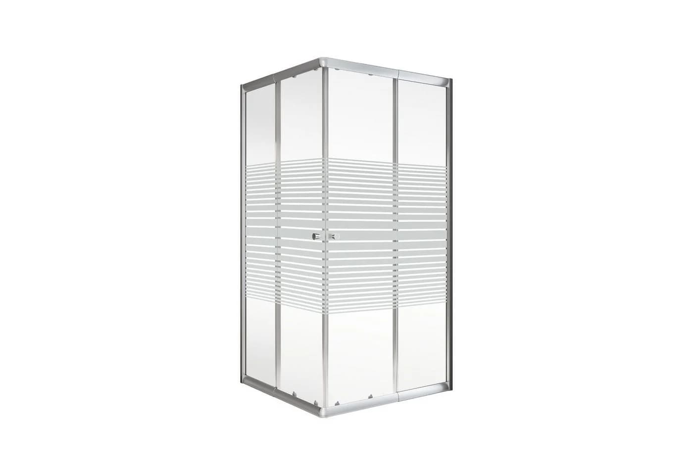 Schulte Eckdusche Sunny Silber Modern 175 cm Höhe