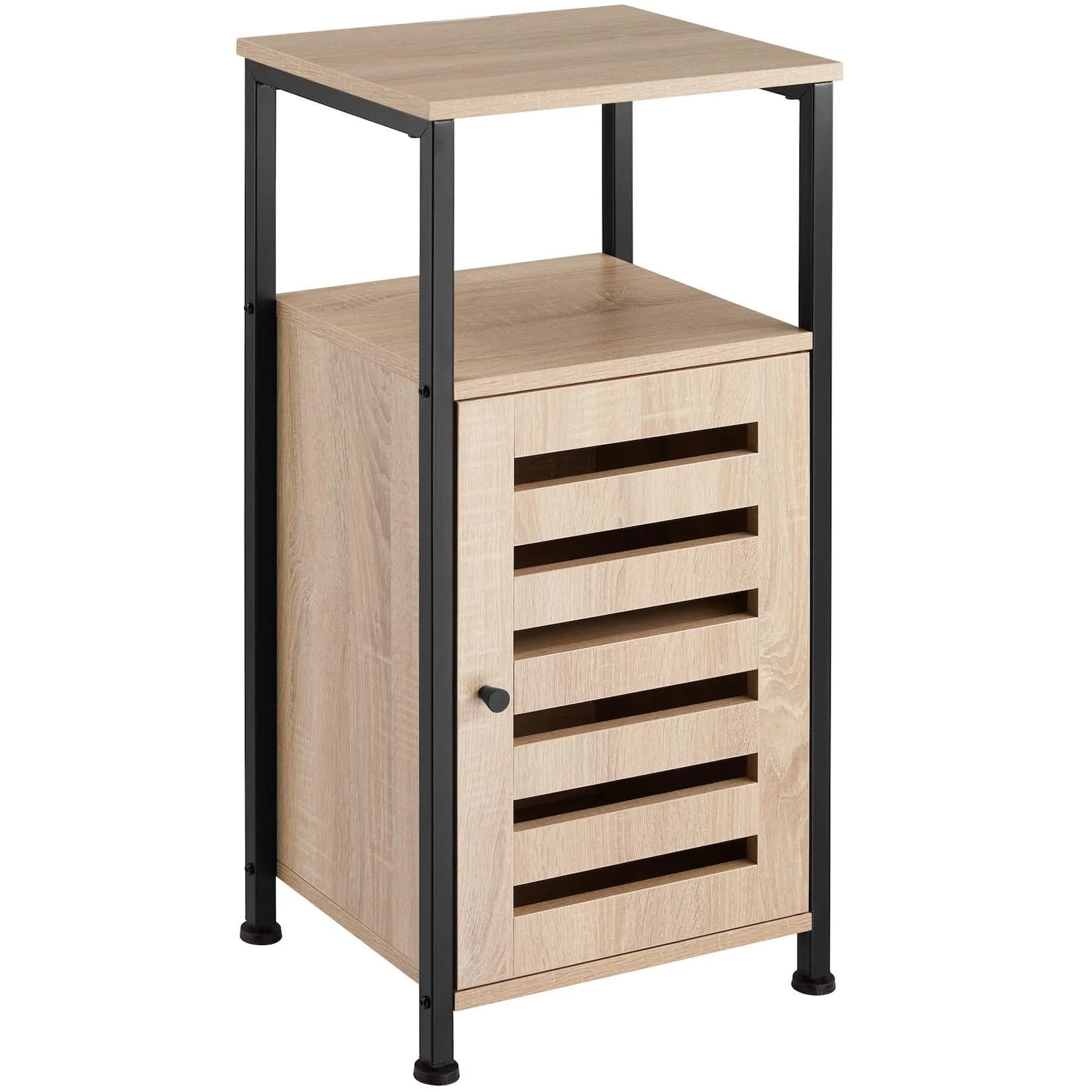 tectake® Beistellschrank Industrial Style 2 Ablagen Stauraum