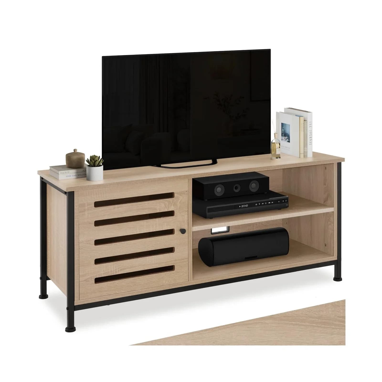 tectake Lowboard TV-Board Industrial Style