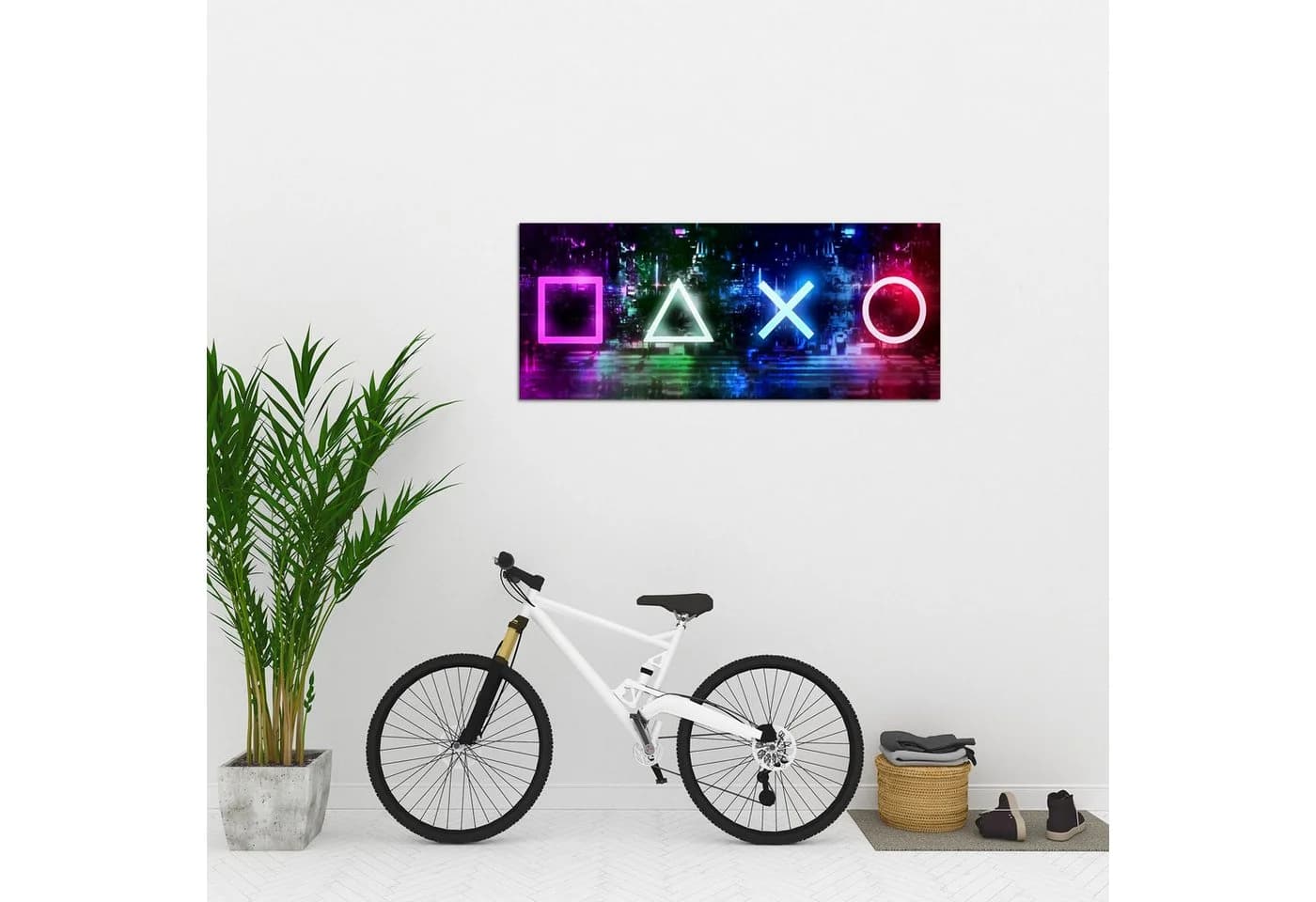 Runa Art Wandbild Gamer Modern Vlies Leinwand Kinderzimmer