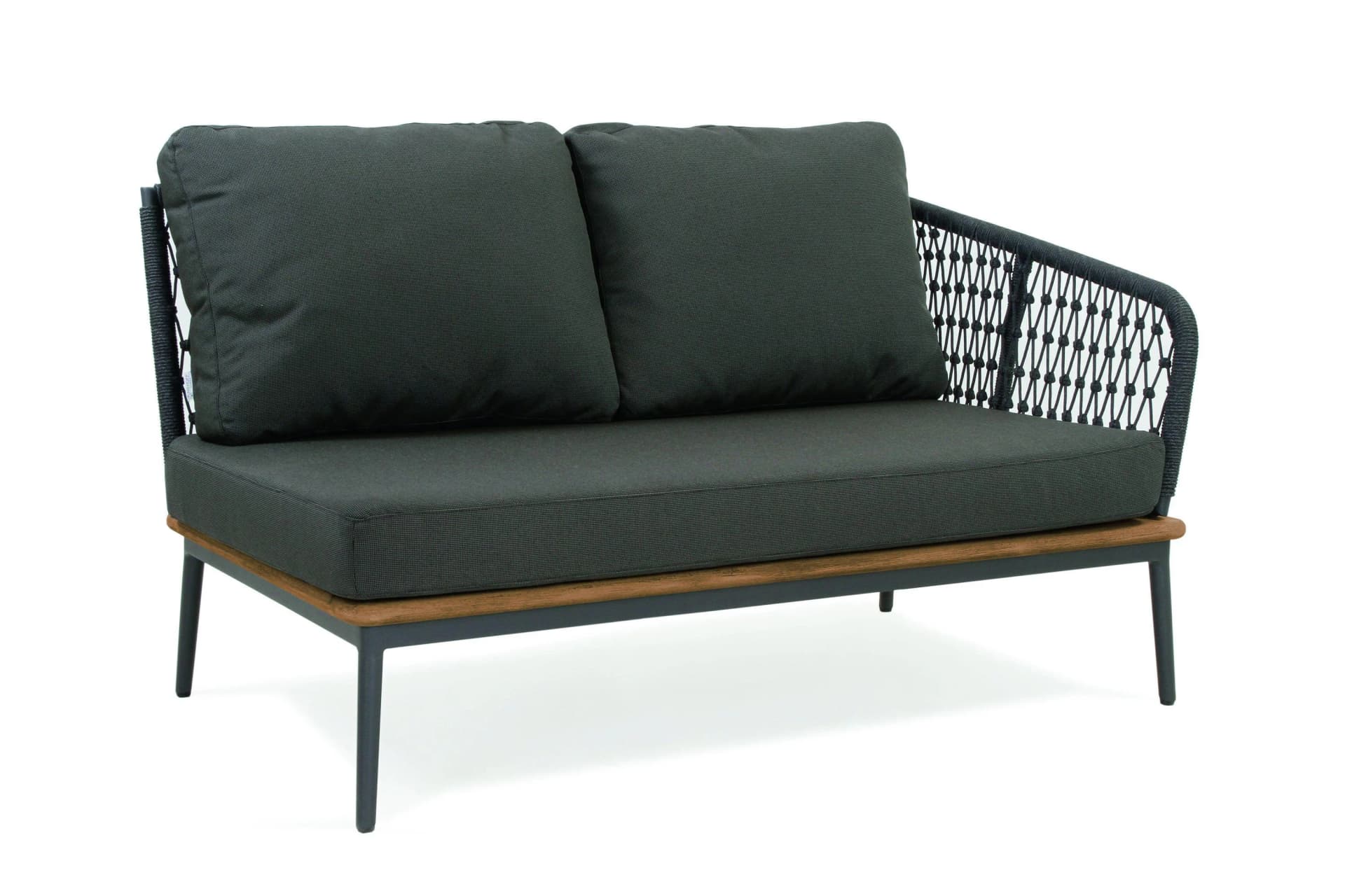 Niehoff Loungeelement rechts Freeport Teakholz Aluminium
