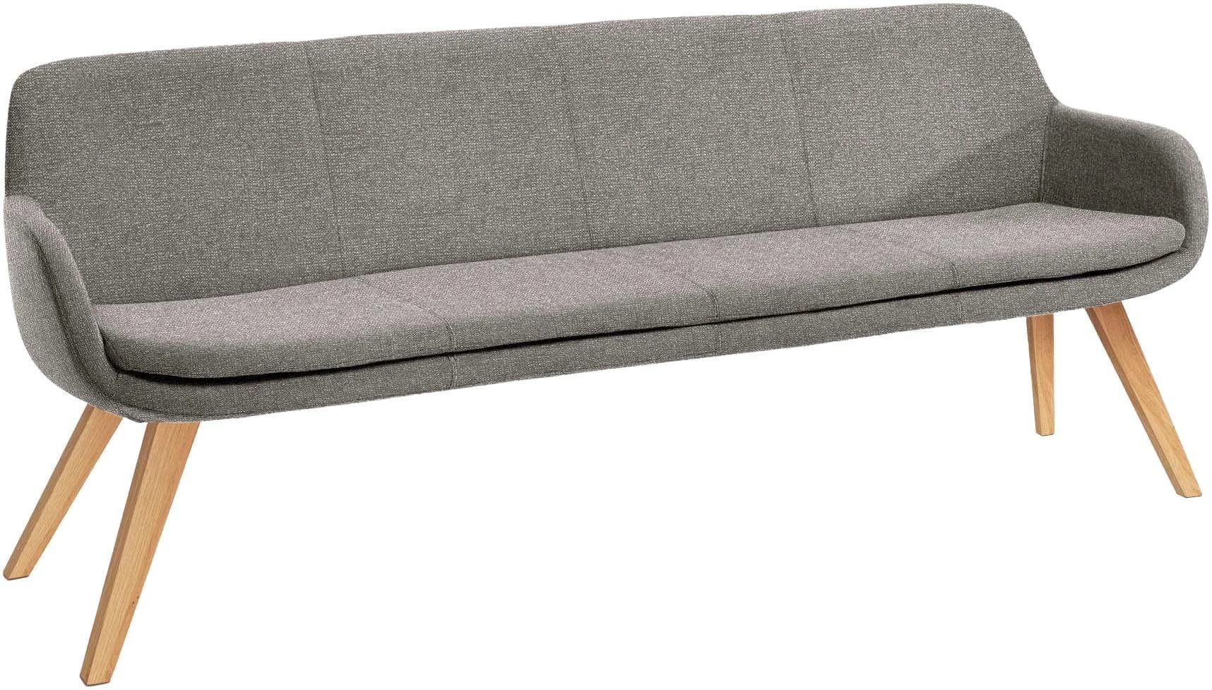 Essbank Tavia Musterring Taupe Eiche Massiv