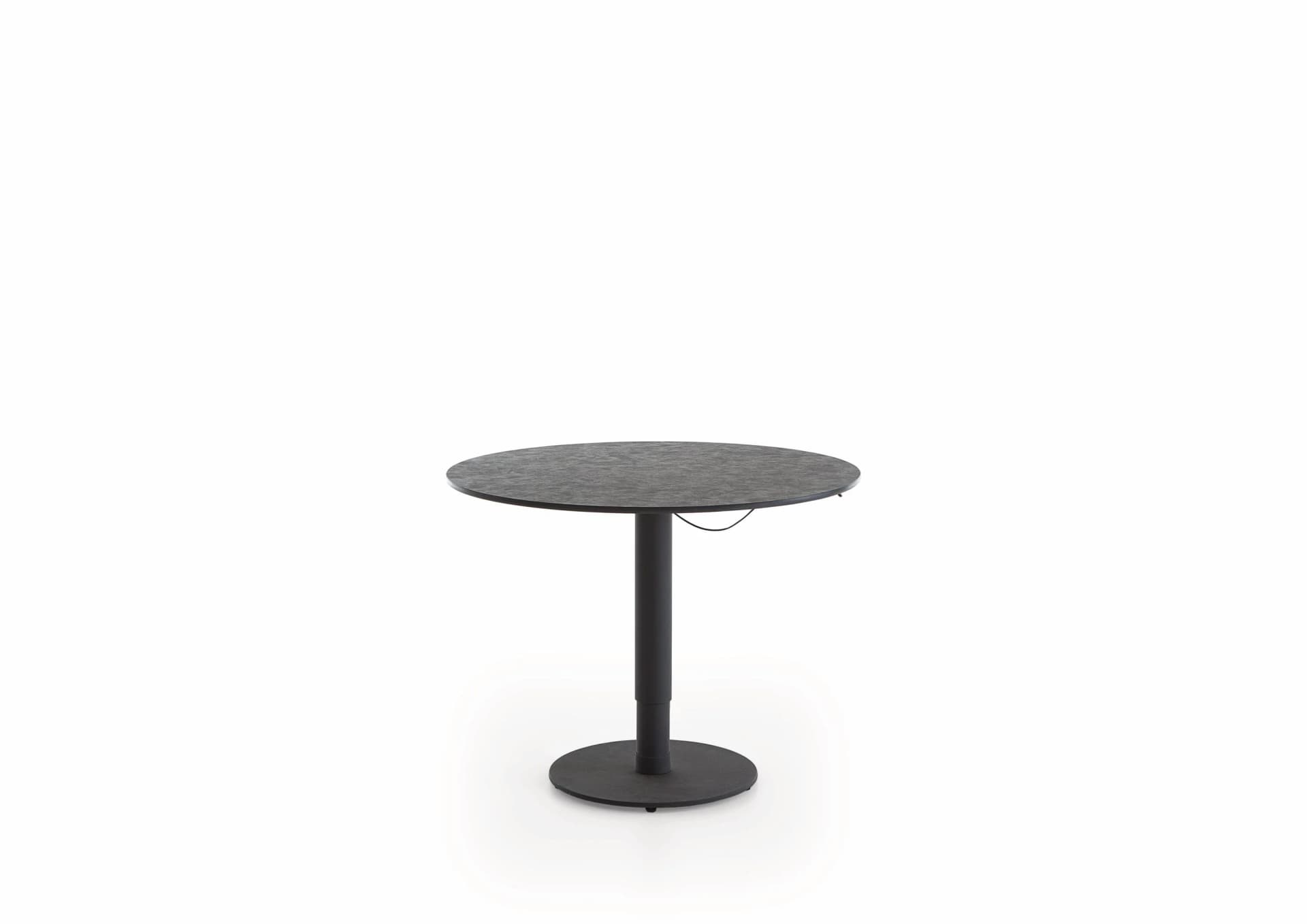 NIEHOFF SITZMÖBEL Bartisch BEN Höhenverstellbar Schwarz/Graphit