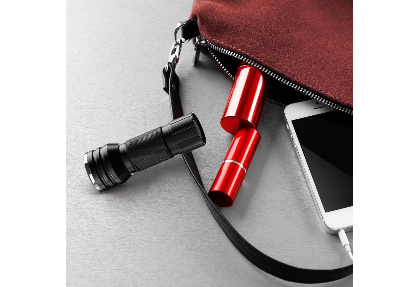 Brandson LED Taschenlampe UV Schwarzlicht 21x Ultraviolett LEDs IP54