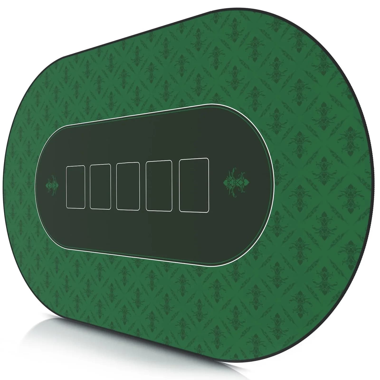 CSL XXL Pokermatte 100x60cm Grün Wasserabweisend Gummiert