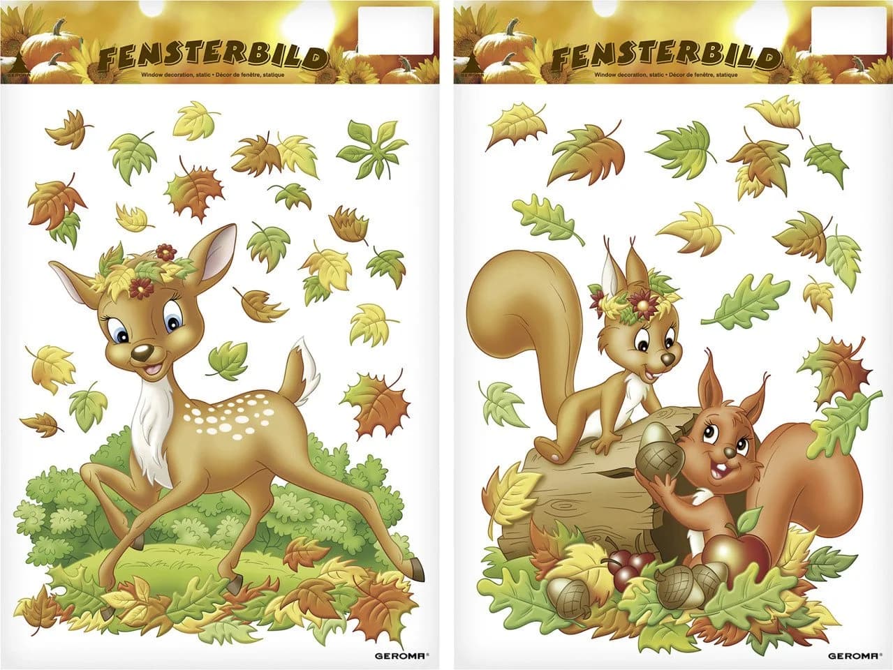 Rodermund Fensterbild Herbst 21 x 32 cm