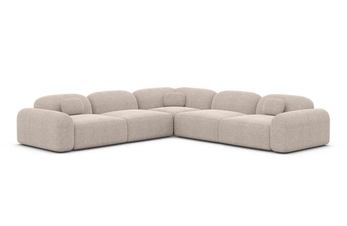 Sofa Dreams Ecksofa L-Form Stoff Barcelona Beige Polstersofa