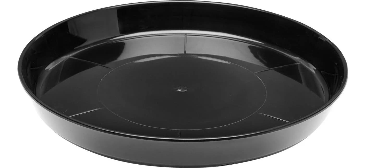 Garronda Blumentopfuntersetzer Schwarz 1-tlg. Kunststoff