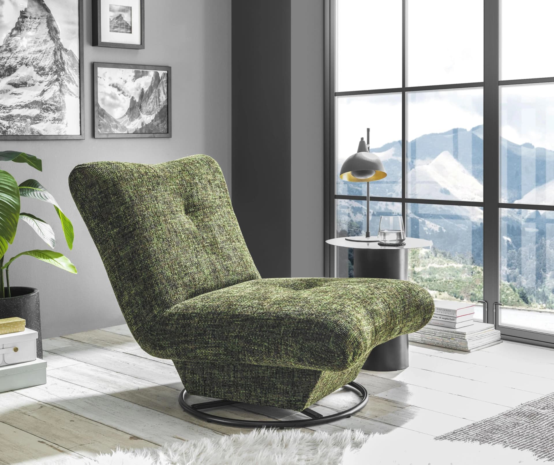 Drehsessel ED EXCITING DESIGN Maranello Grün Polyester