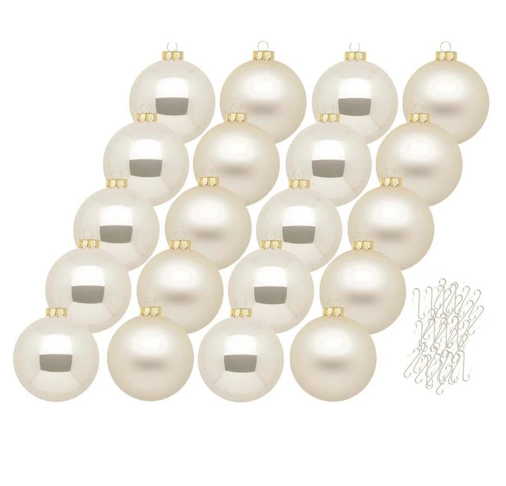 MAGIC by Inge Weihnachtsbaumkugel Champagne 20 Stk 6cm