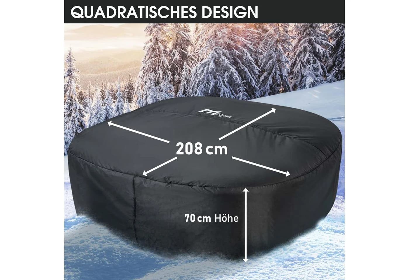 BRAST Whirlpool MSpa Thermoabdeckung Weiß für Tekapo Otium Vito
