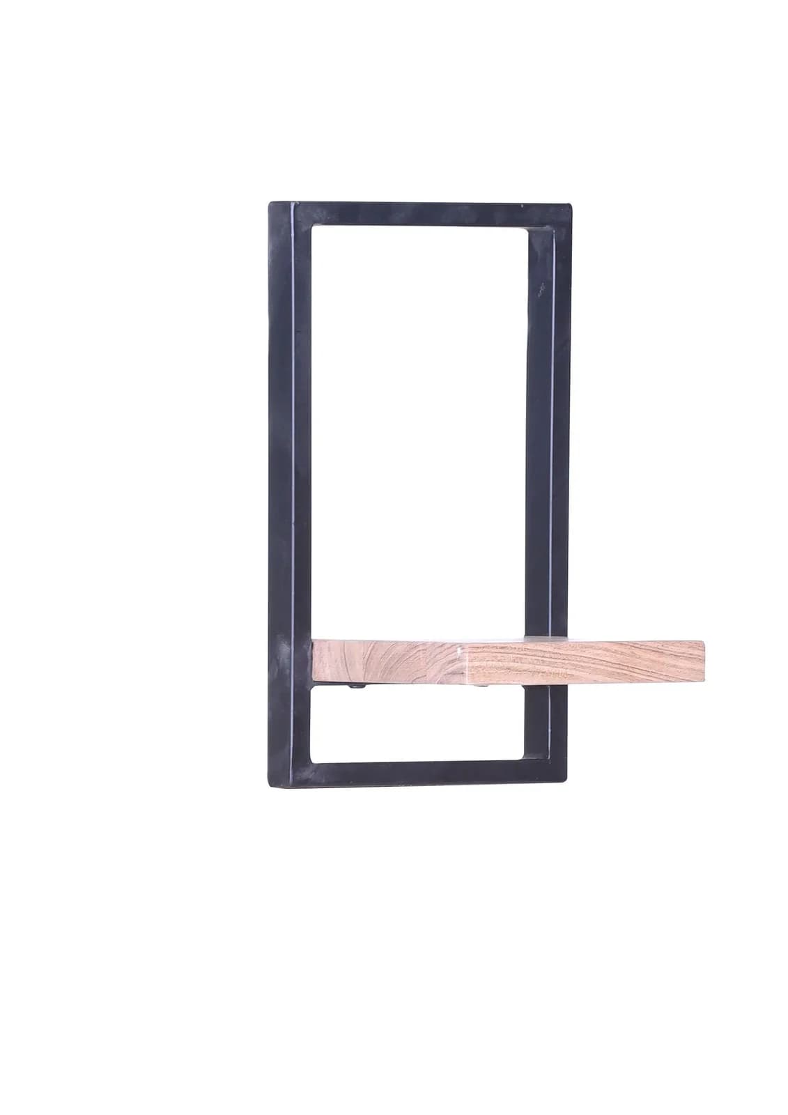 Wandregal PORTO Metall Schwarz