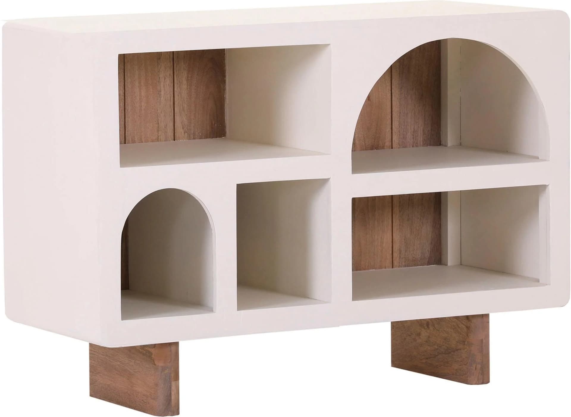 GUTMANN FACTORY Sideboard Weiß 5 Fächer Tadelakt