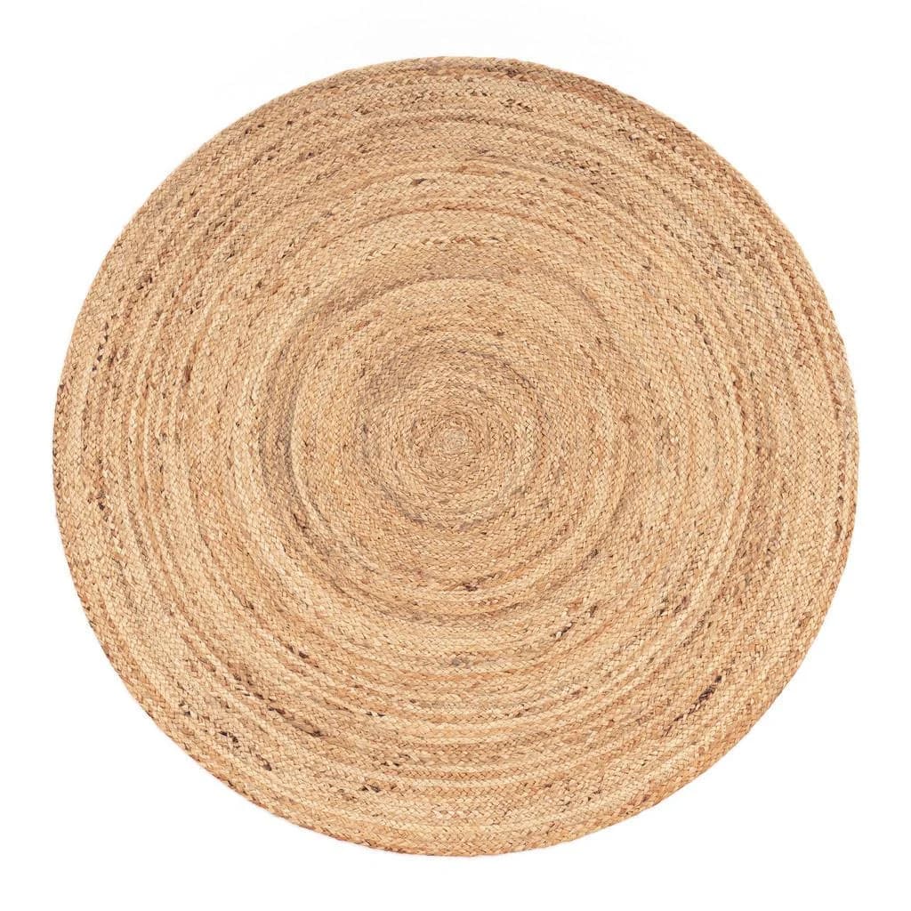 PACO HOME Teppich Viborg 595 Beige Jute Handgewebt
