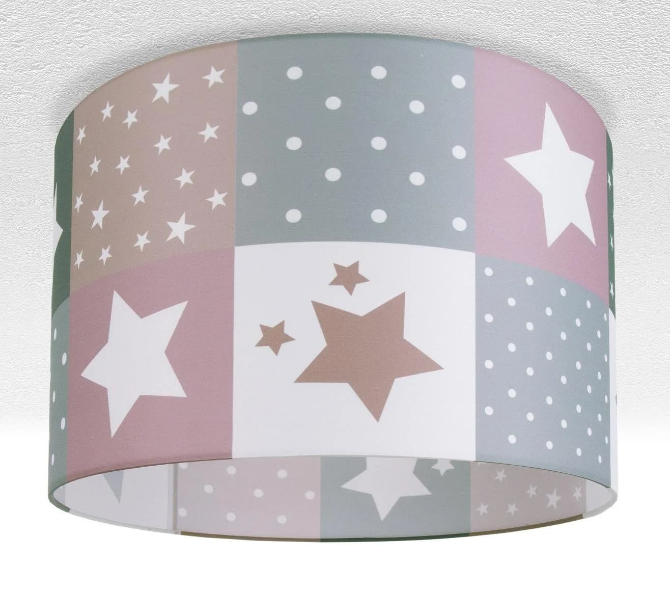 PACO HOME Deckenleuchte Cosmo 345 weiß Sternmotiv