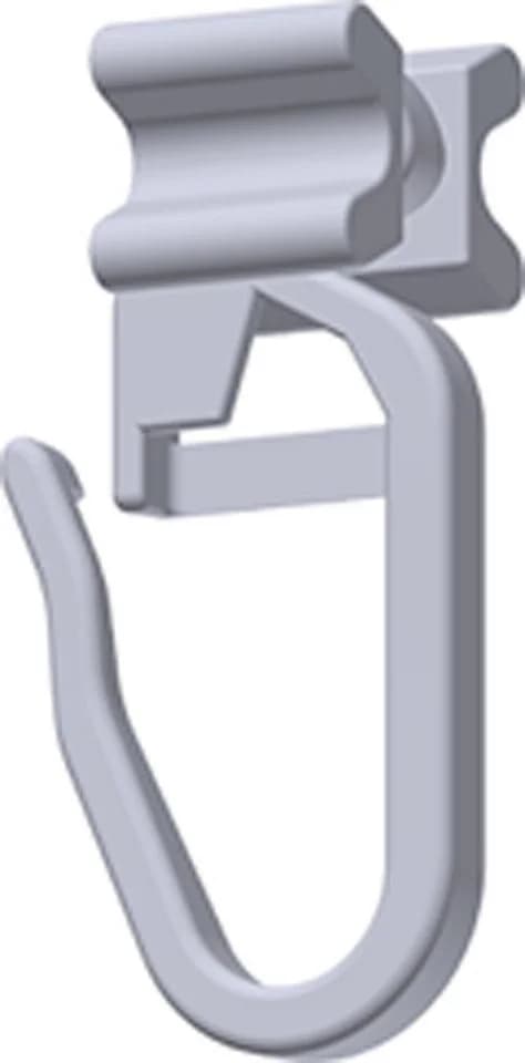 Garduna Gardinengleiter X-Gleiter, Set 200 Stück, Kunststoff