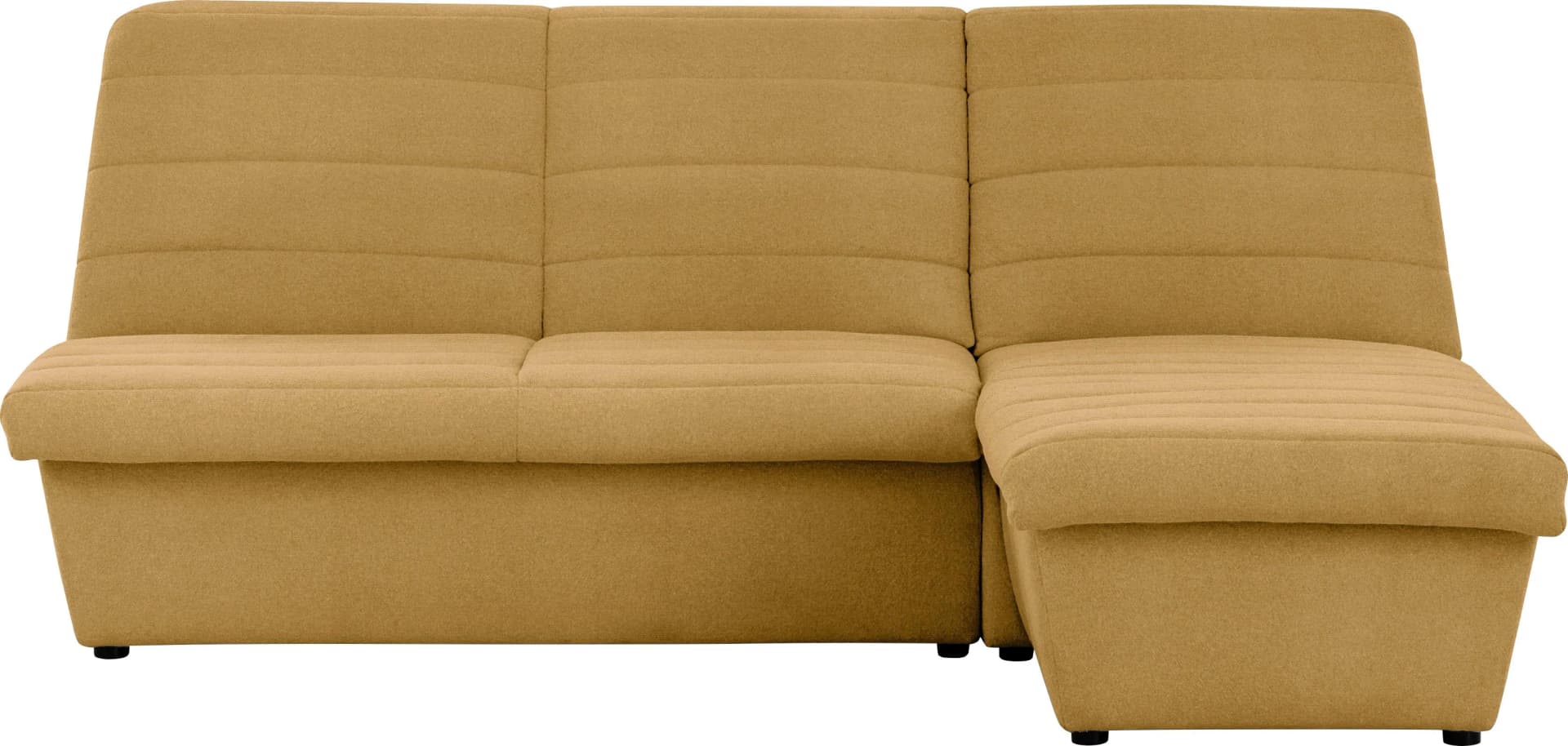 Ecksofa LOOKS VIII L-Form Gelb Quersteppung LOOKS by Wolfgang Joop