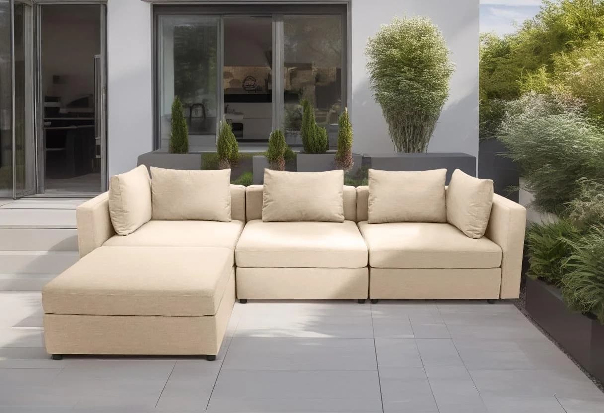 Sofa-Eckelement DOMO COLLECTION Solskin Beige