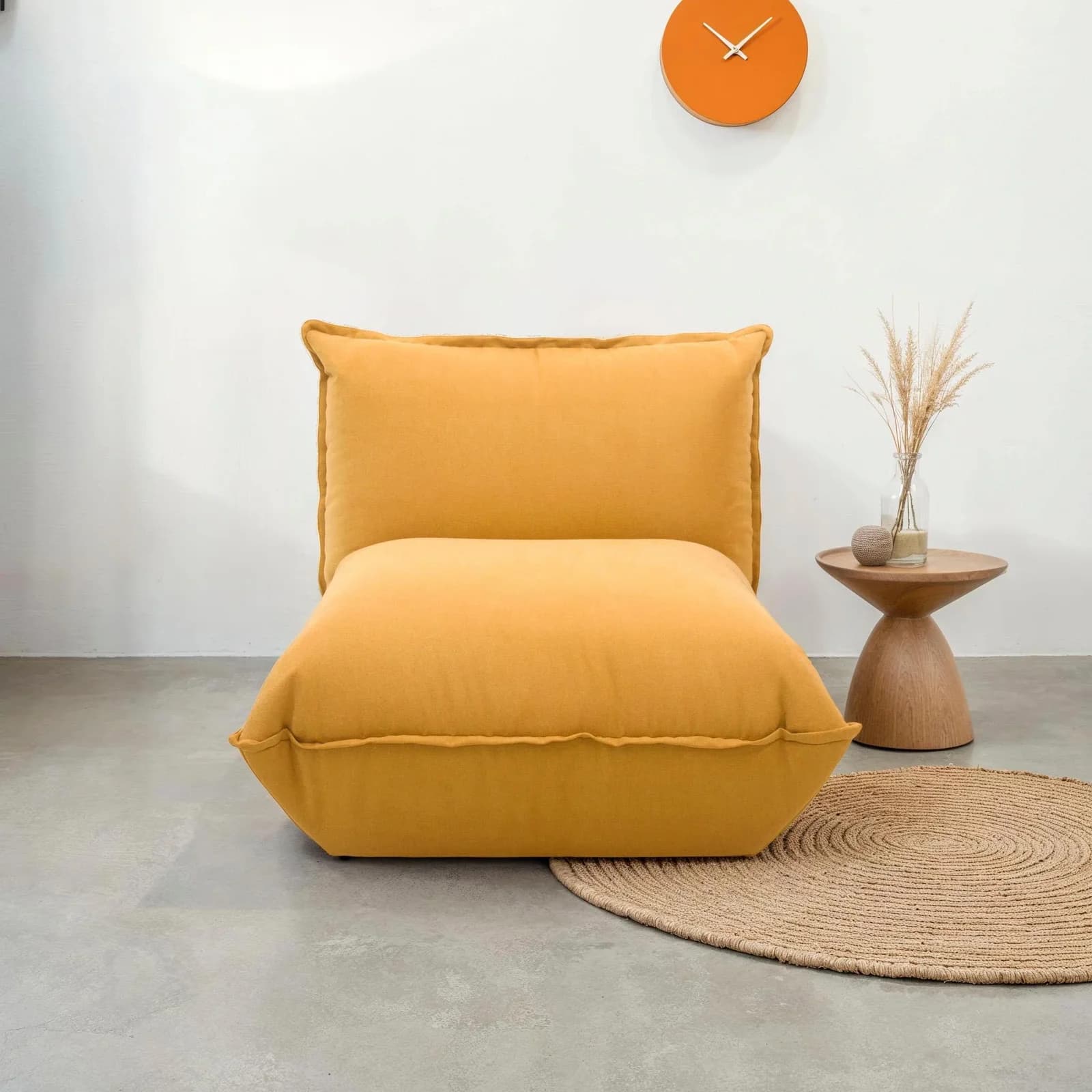 DOMO COLLECTION Nantes Loungesessel Wohlfühlsessel mit 360 Drehfunktion Mango