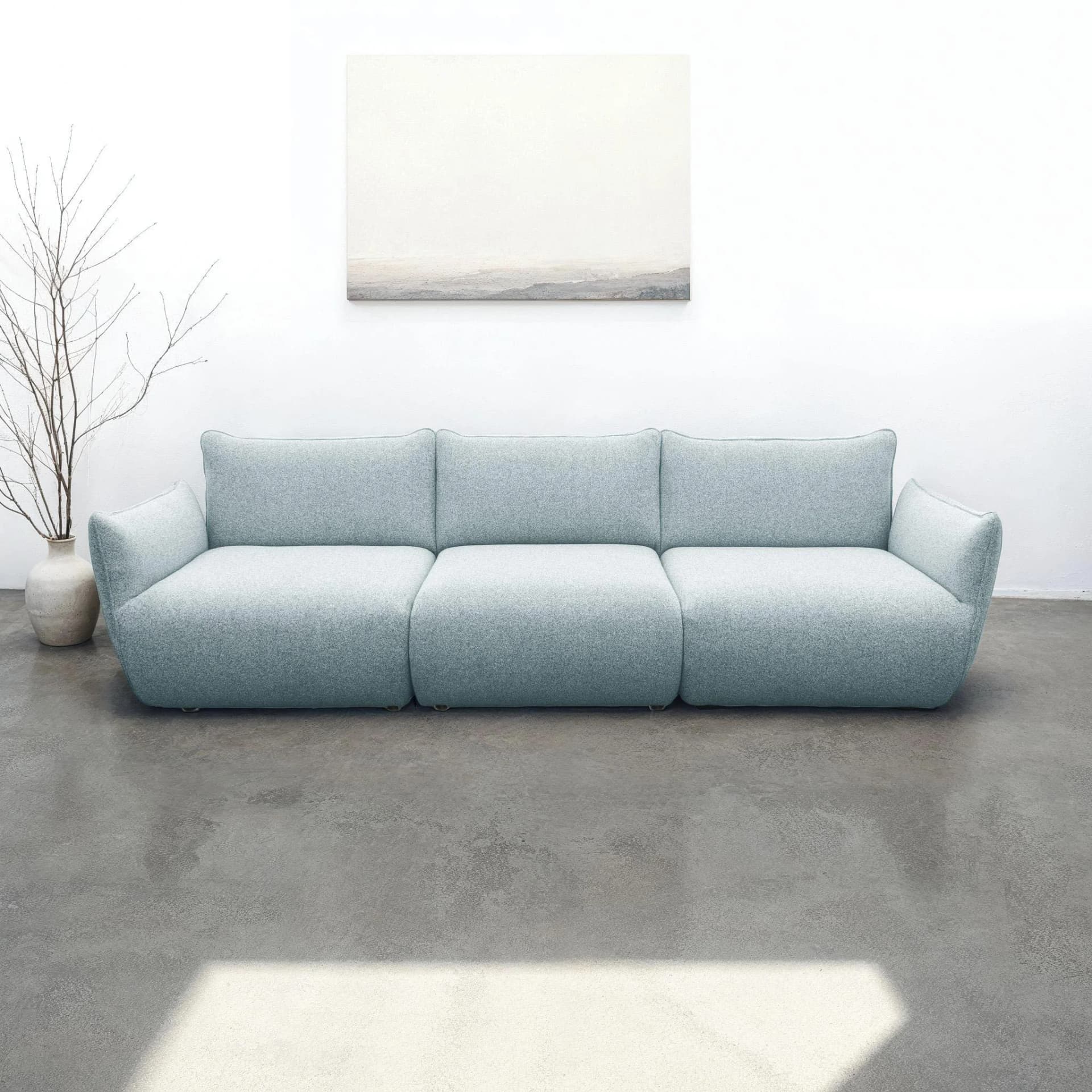Big-Sofa DOMO COLLECTION Bristol 276 cm Hellblau