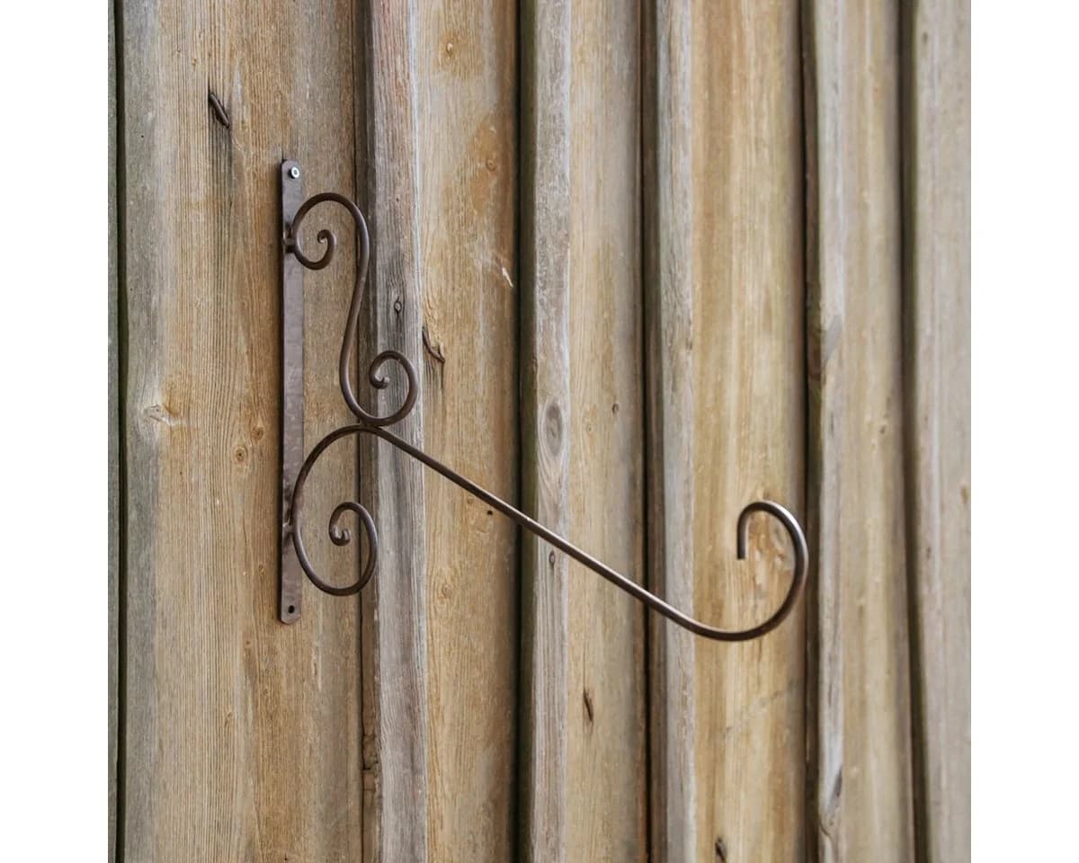 Macosa Home Wandhaken Dekoration dunkelrostfarben Eisen