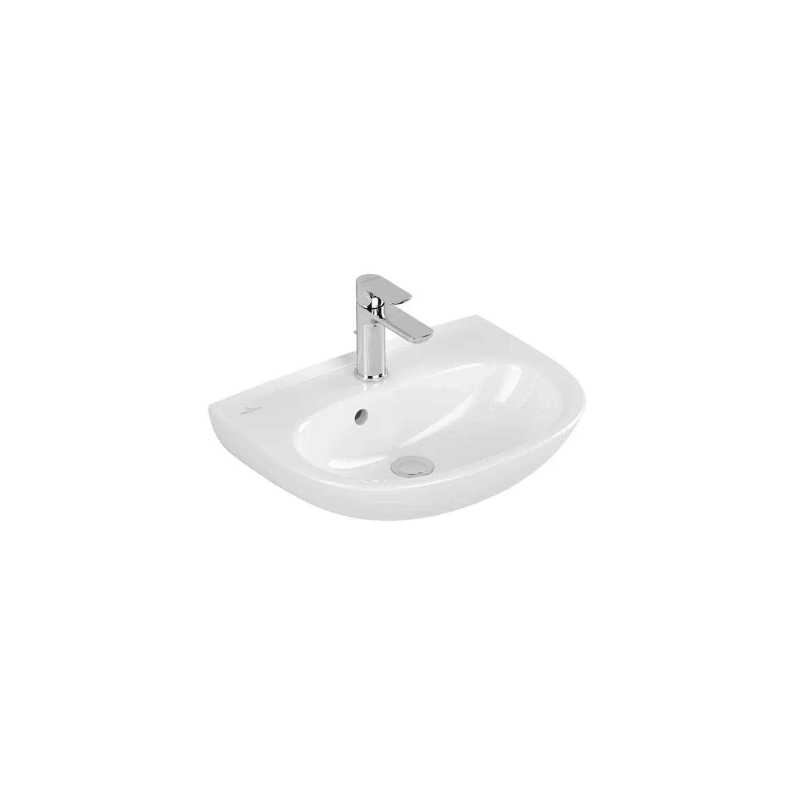 Villeroy und Boch O.novo Waschtisch 50x38cm Oval Weiß C-plus