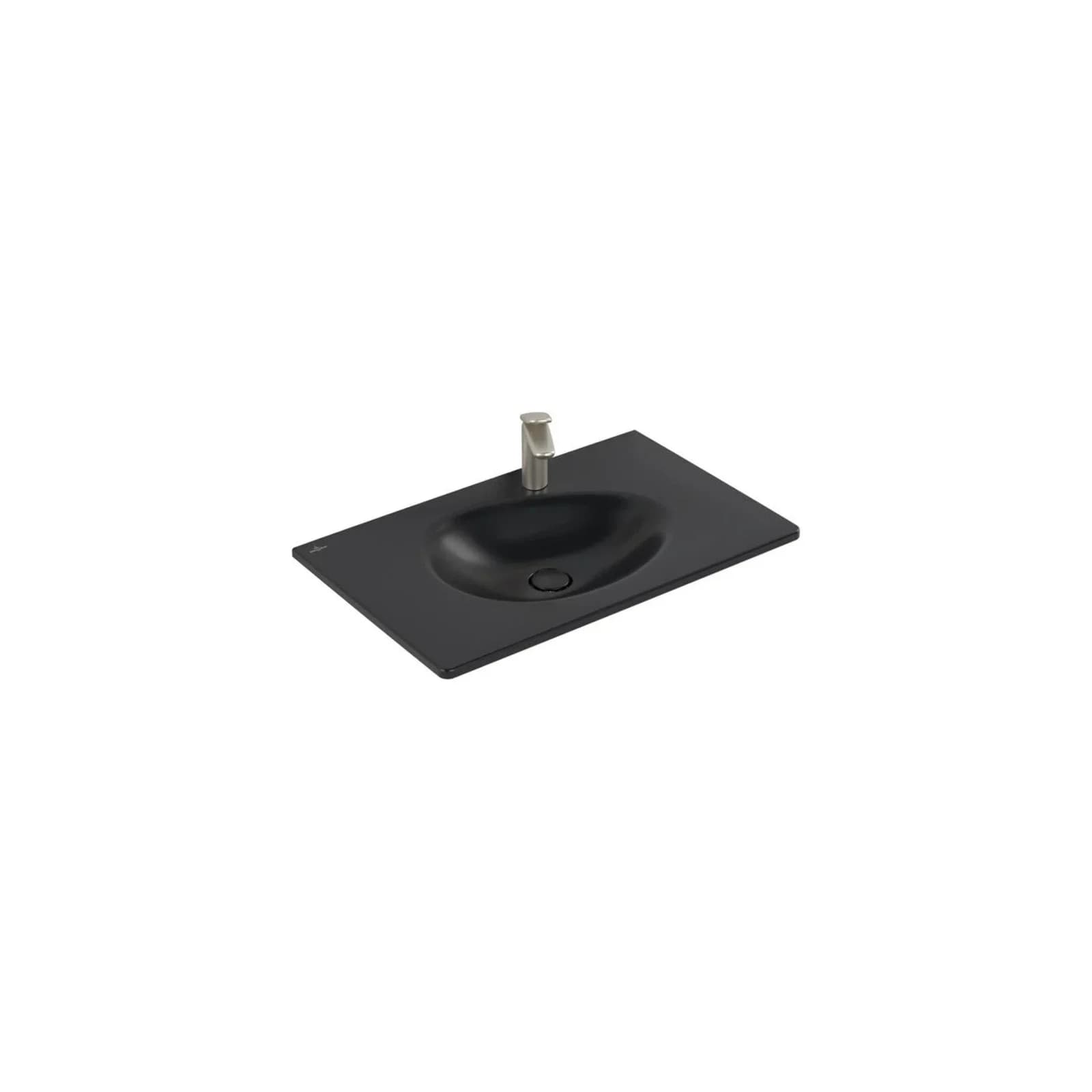 Villeroy und Boch Antao Schrankwaschtisch 80x50 cm Pure Black C-plus