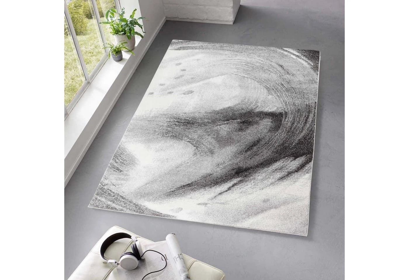 TaraCarpet Designerteppich TC-Fashion 6116 Circle Grau Blau Beige