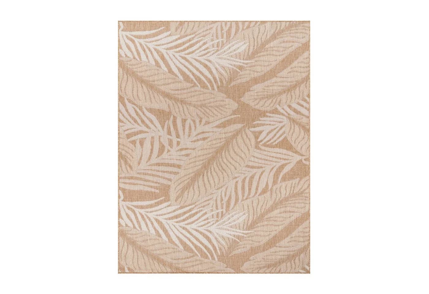 TaraCarpet Teppich Columbia Fashion Plant In & Outdoor Natur Creme