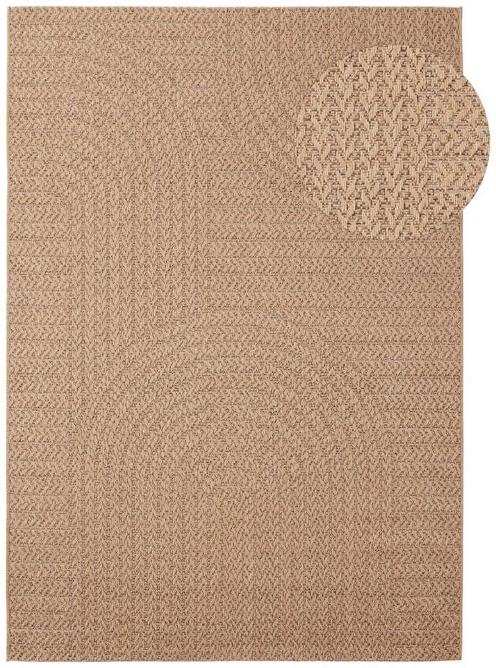 TaraCarpet Outdoorteppich Sumatra Wave Beige Polypropylen