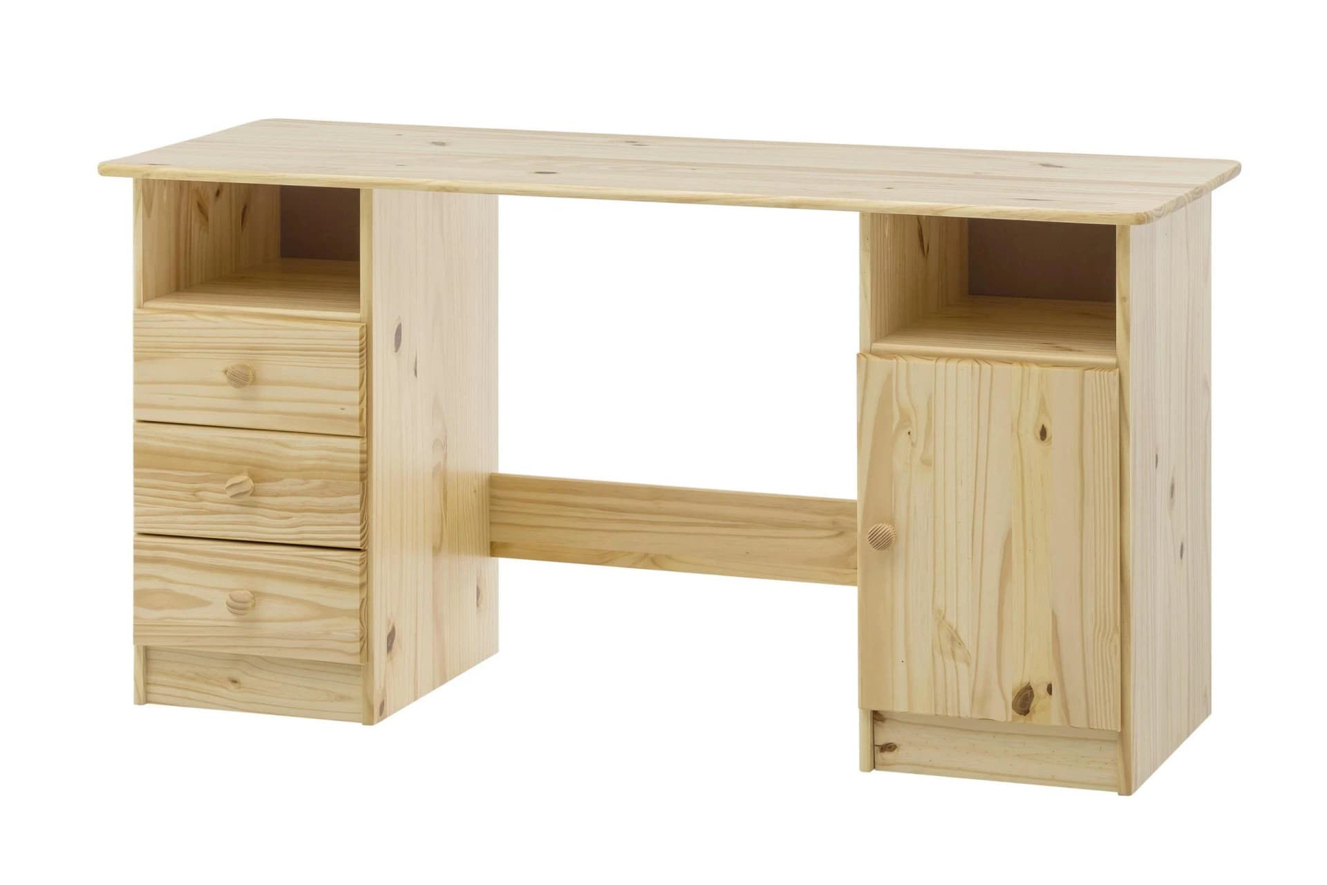 MÖBILIA Schreibtisch Chur Massivholz Kiefer Natur