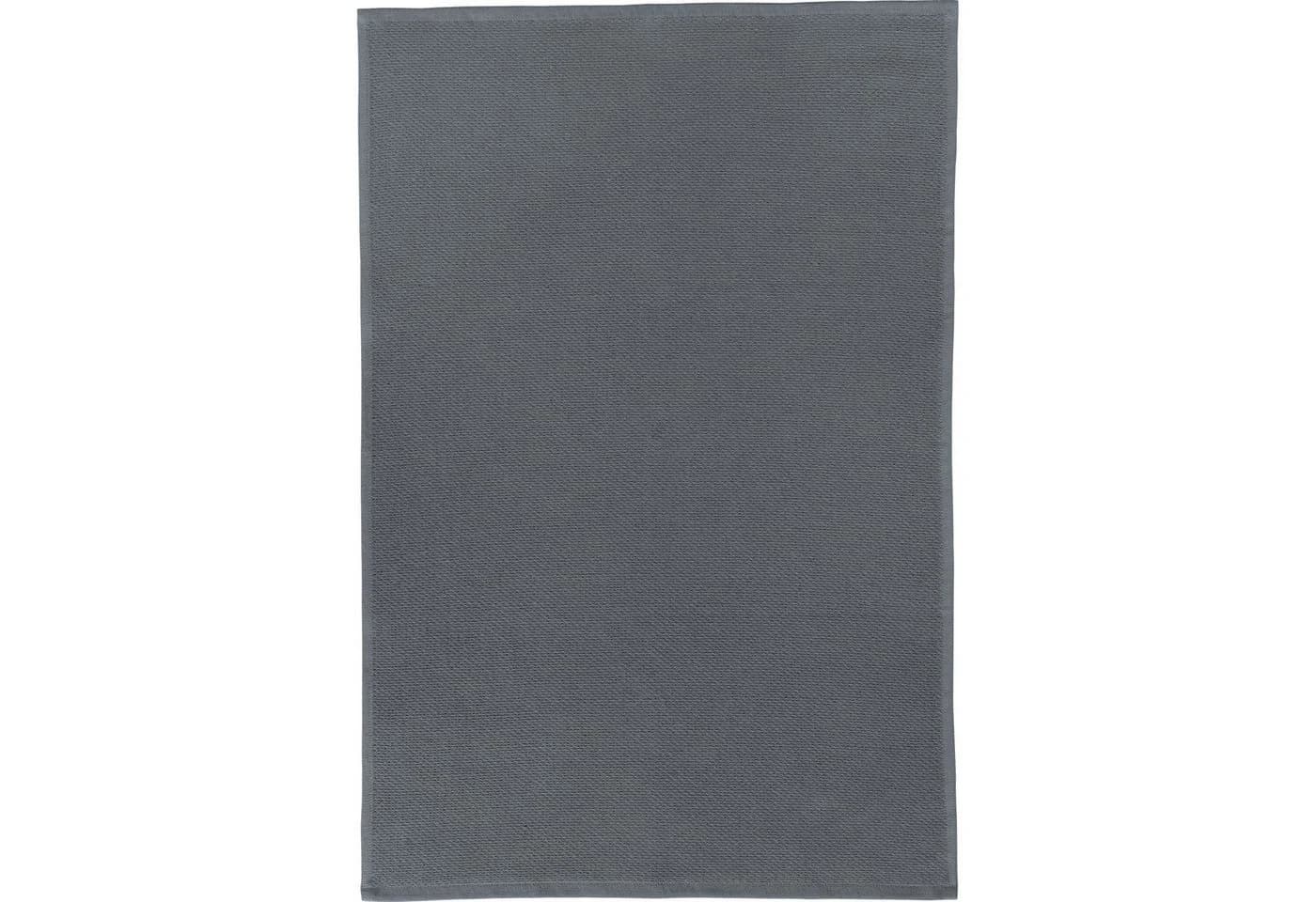 Erwin Müller Frottier-Geschirrtuch 4er-Pack Baumwolle Uni Schwarz