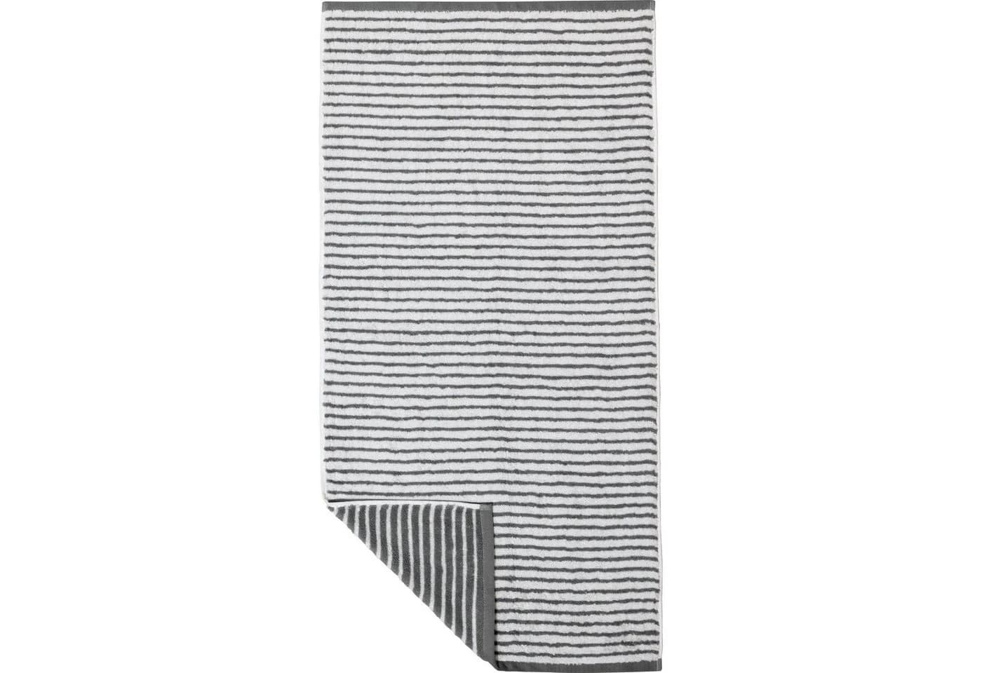 Erwin Müller Handtuch "Konstanz" 4er-Pack Streifen Jacquard