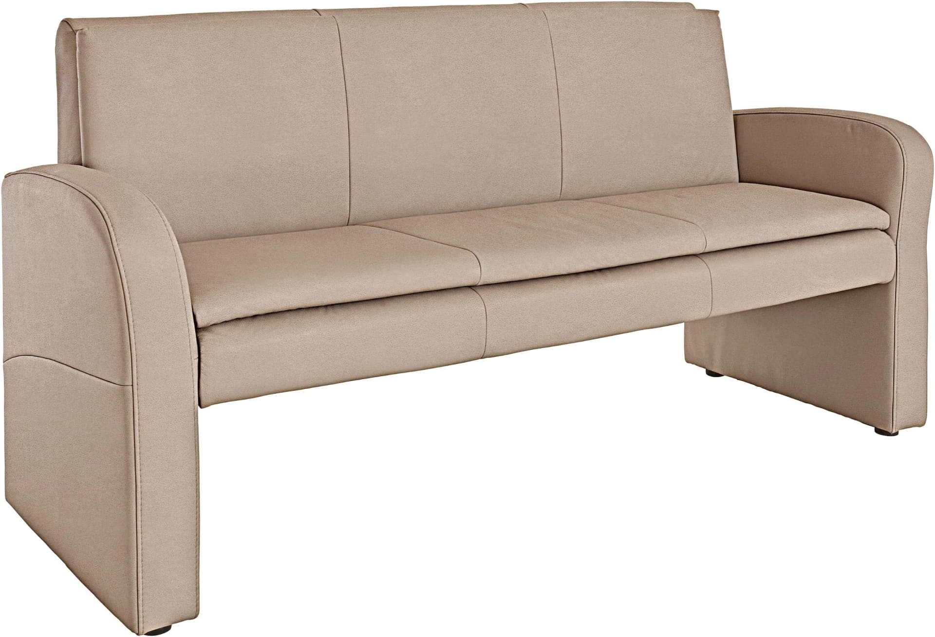 EXXPO Hockerbank Cortado Beige 3-Sitzer mit hohem Sitzkomfort