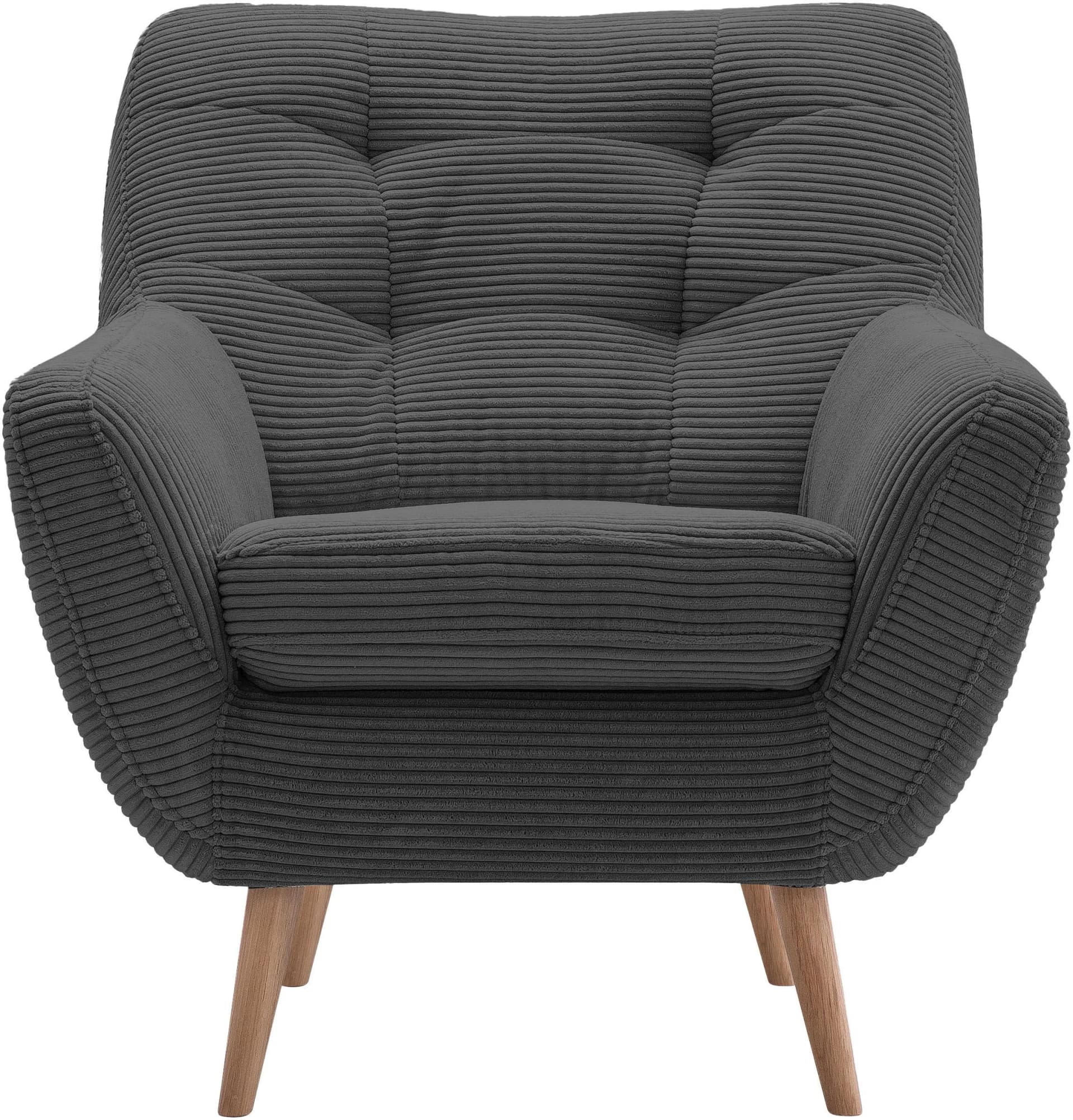 EXXPO Sessel Scandi Anthrazit Skandinavisches Design