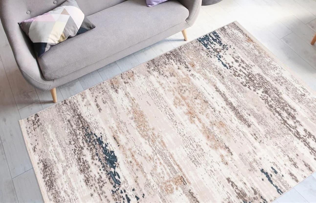 ME GUSTA Teppich Akropolis 325 Vintage-Look Blau Grau
