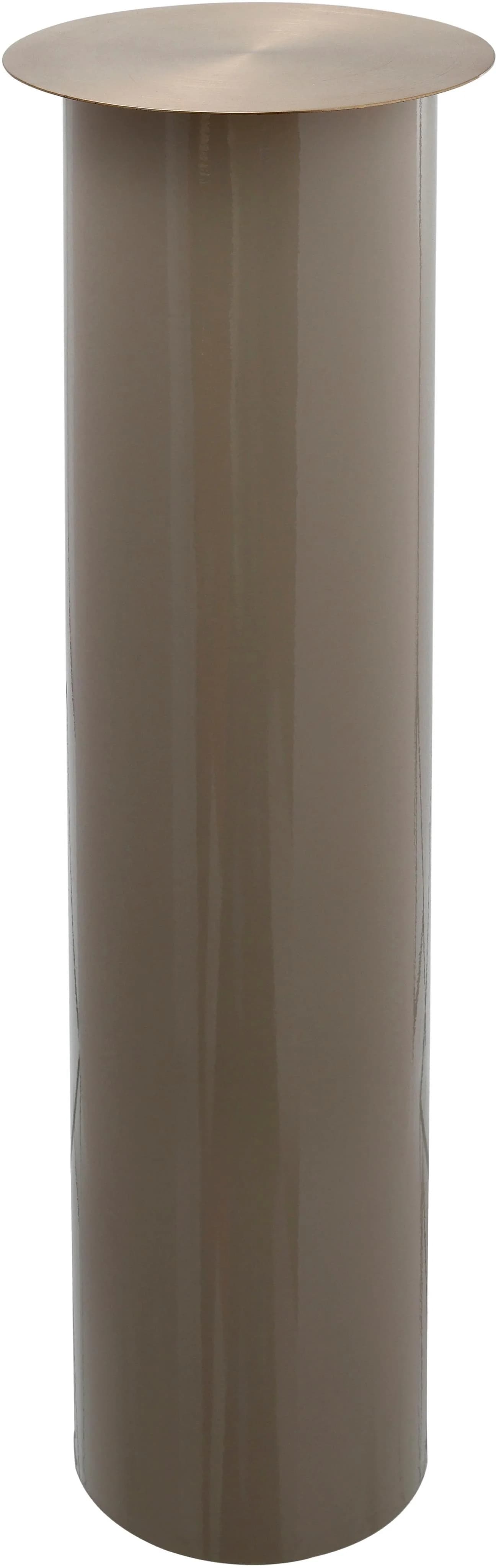 Kayoom Bodenkerzenständer Art Deco 195 Taupe/Gold Metall